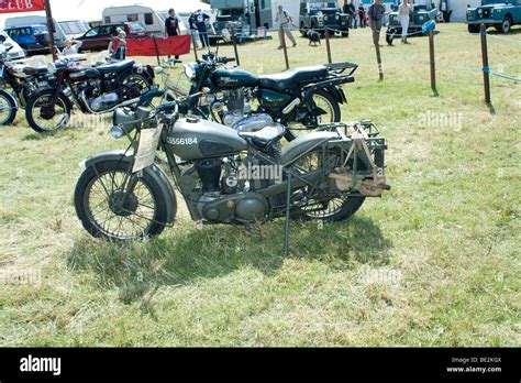 Vintage Army Motorcycle Hi Res Stock Photography And Images Alamy