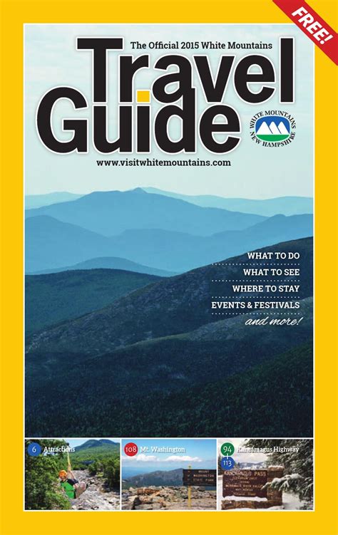 2015 White Mountains Of New Hampshire Travel Guide By White Mountains