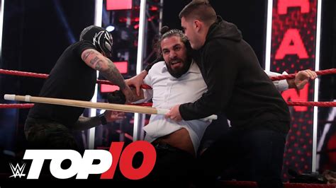 Top 10 Raw Moments Wwe Top 10 Aug 17 2020 Youtube
