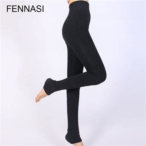 Fennasi Womens Autumn Winter Tights Stirrup Warm Thick Compression Sexy Tights Plus Velvet High