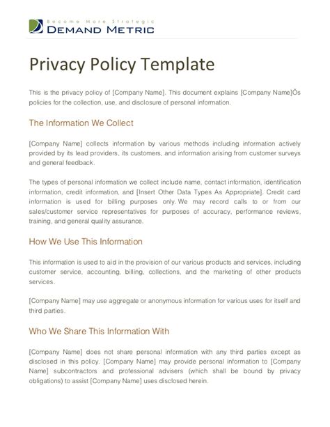 Not only is it illegal to not have a privacy policy on an ecommerce store, but having one is a great way to show your customers how you're using their information. Privacy Policy Template