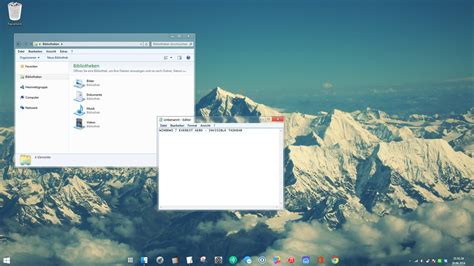 Windows 7 Everest Aero Transparent Taskbar Theme By Dave2399 On