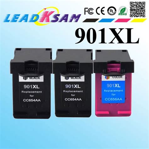 Ink Cartridges Remanufactured For Hp 901 Xl 901xl Hp901 Hp901xl
