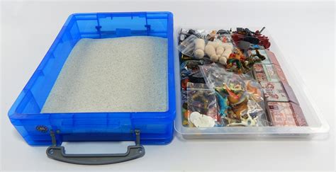Play Therapy Sand Tray Basic Portable Starter Kit With Tray Sand And