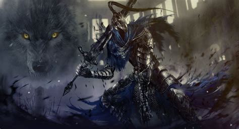 Video Game Dark Souls Artorias The Abysswalker Sif Dark Soul Warrior