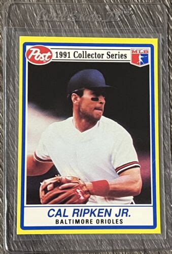 1991 Post 19 Cal Ripken Jr ⚾ Baltimore Orioles ⚾ Nmmint ⚾ Free