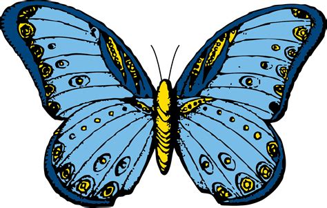Blue Butterflies Transparent Image Png Arts