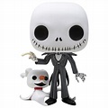 Funko POP Disney Nightmare Before Christmas 10 Inch Jack With Zero white