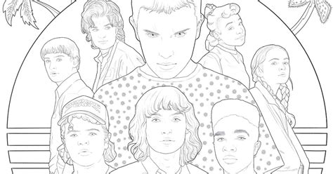 Look 8 Bodacious Pages From Netflixs Stranger Things Coloring Book