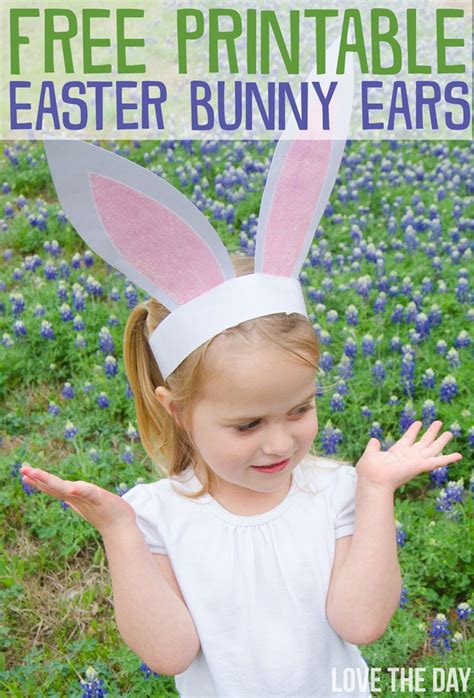 Free Printable Bunny Ears Easter Bunny Ears Bunny Ears
