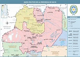 Political map of the Province of Salta | Gifex