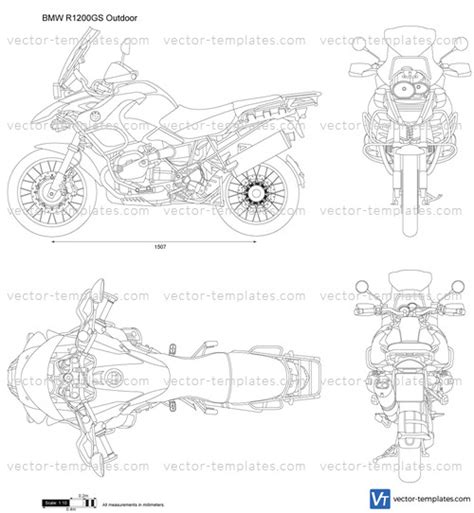 Templates Motorcycles Bmw Bmw R1200gs Outdoor