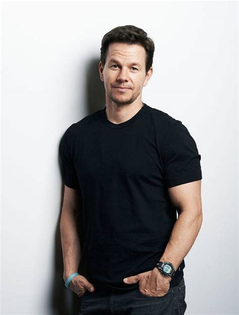 Download Mark Wahlberg In Black Shirt Wallpaper