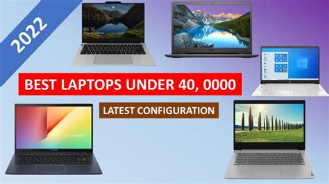 Top 5 Best Budget Laptops Under 40000 For Students To Buy In 2022 Youtube