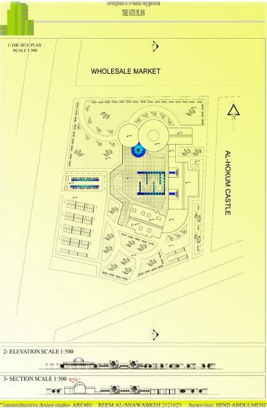 The Site Plan 1500 Scale By Reem Al Shawbkeh Dar Al Uloom