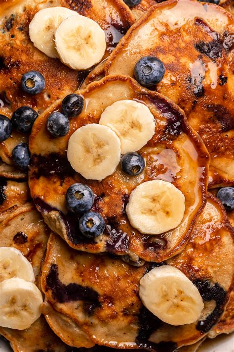 Banana Blueberry Pancakes Baker By Nature