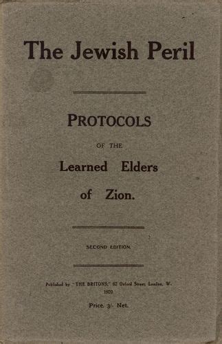 Protocols Of The Elders Of Zion Summary And Facts Britannica