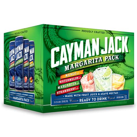 Cayman Jack Margarita Variety Pack 12 Pack 12 Fl Oz Cans 58 Abv