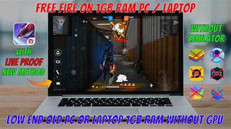 How To Download Play Free Fire In Pc Without Emulator Freefire Gb Ram Low End And Old Pc