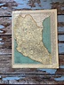 1945 Mapa Antiguo de México. Mapa Antiguo de México. Grabado - Etsy México