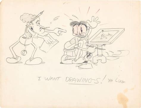 Ub Iwerks And Walt Disney Working Together In The Late 1920s Disney Art