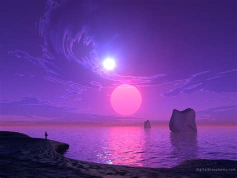 Free Download Purple Moon Sunset 860x860 For Your Desktop Mobile