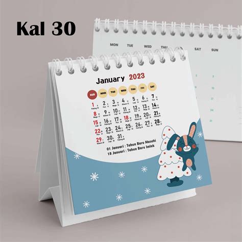 Jual Artomaringi Kalender Mini 2024 Kalender Meja 2024 Custom Kal02