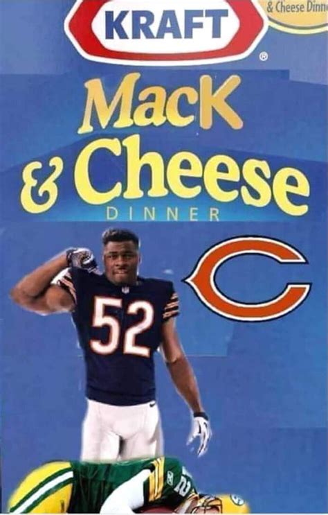 Mack Attack Chicago Bears Funny Chicago Bears Pictures Chicago