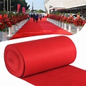 10m/15m VIP Red Carpet Runner Party Decoration Wedding Aisle Floor Dis ...