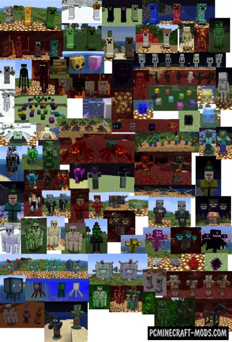Various Mobs Resource Pack For Minecraft 1152 1144 Pc Java Mods