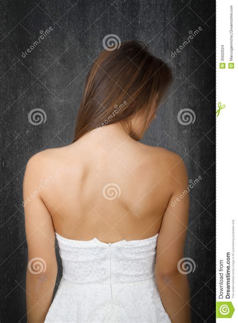 And added a new version (athletic petite). Back side for woman stock photo. Image of looking, behind - 35603524