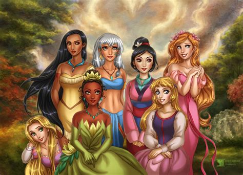 Disney S Princesses 2 By Daekazu On Deviantart