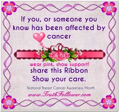 Check spelling or type a new query. Truth Follower: National Breast Cancer Awareness Month Quotes