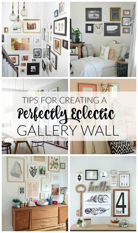 Tips For Creating A Perfectly Eclected Gallery Wall Little House Of