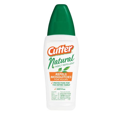 Cutter Natural Insect Repellent Deet Free Pump Spray 6 Ounce