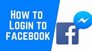 How to Login to Facebook | Facebook Login Page - YouTube