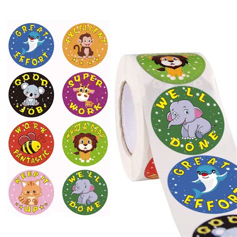 Buy Reward Stickers For Kids 500 Stickers 8 Different Unique Designs