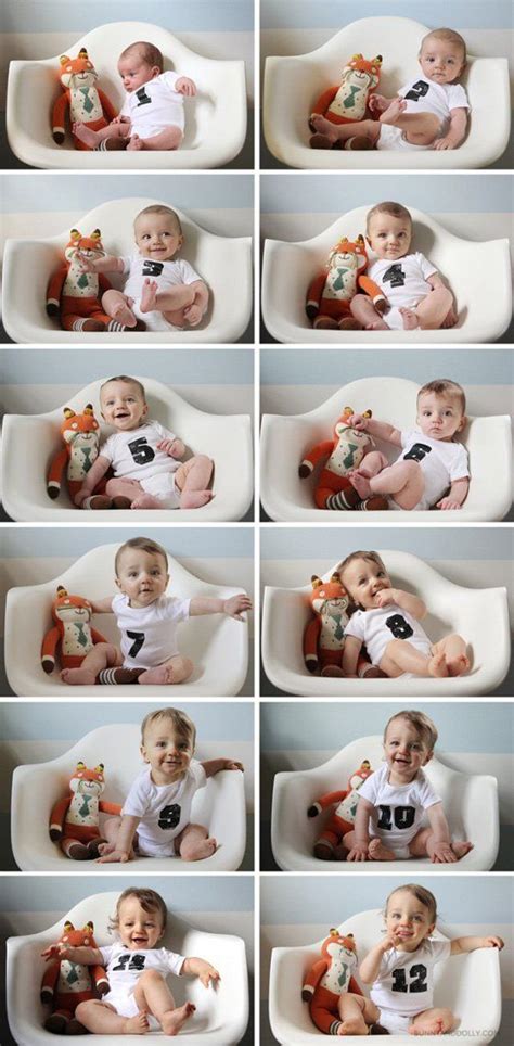 20 Creative Monthly Baby Photo Ideas For Babys 1st Year Monatlichen