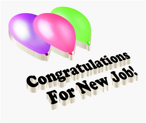 New Job Png Free Download Congratulations On Job Free Transparent