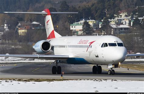 Oe Lvd Austrian Airlines Fokker 100 F28 Mark 0100 Photo By Christian
