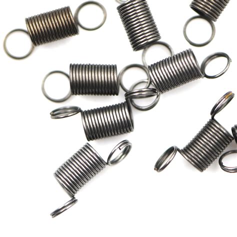 10pcslot 4mmx6mm Stainless Steel Spring Dual Hook Small Tension Spring
