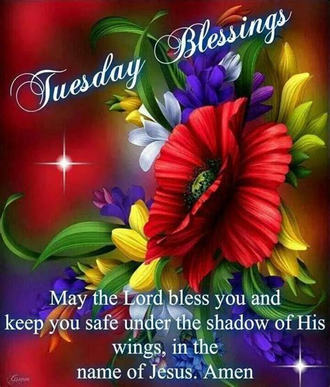 Tuesday Blessings May The Lord Bless And Keep You Safeamen Happy