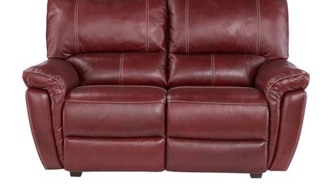 Red Leather Loveseat Perfect Furniture For A Classic Home Theme