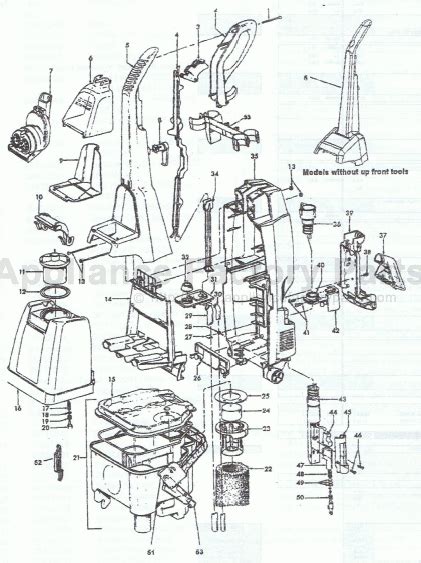 Hoover Spinscrub 50 Parts Diagram Diagram For You
