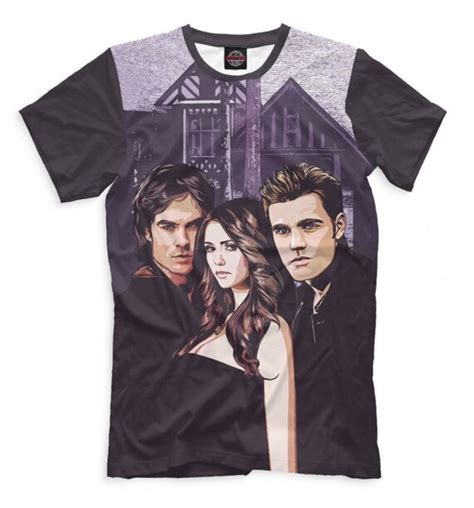 The Vampire Diaries Characters T Shirt Mens Womens Etsy