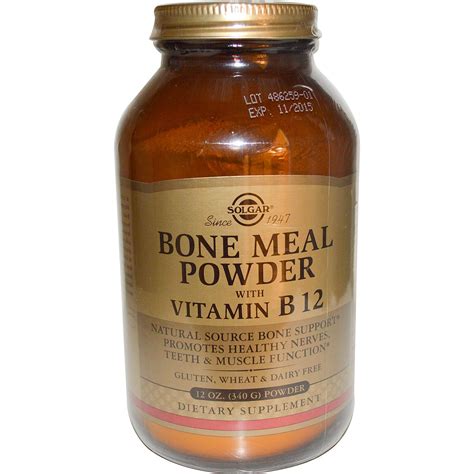 Solgar Bone Meal Powder With Vitamin B12