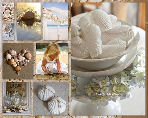 Sea Shells Photo Mosaic Dream Collage Home Decor
