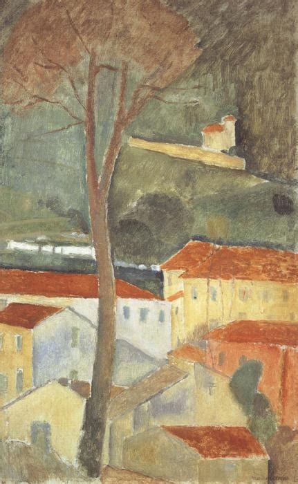 Amedeo Modigliani Landscape Modigliani Paintings Modigliani