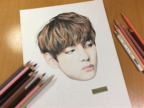 Bts V Drawing