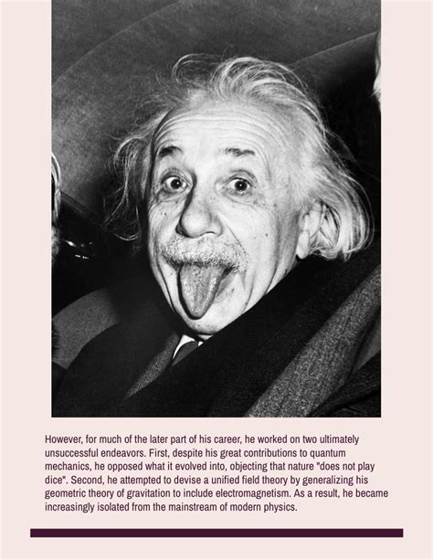 Albert Einstein Biography 传记 Template